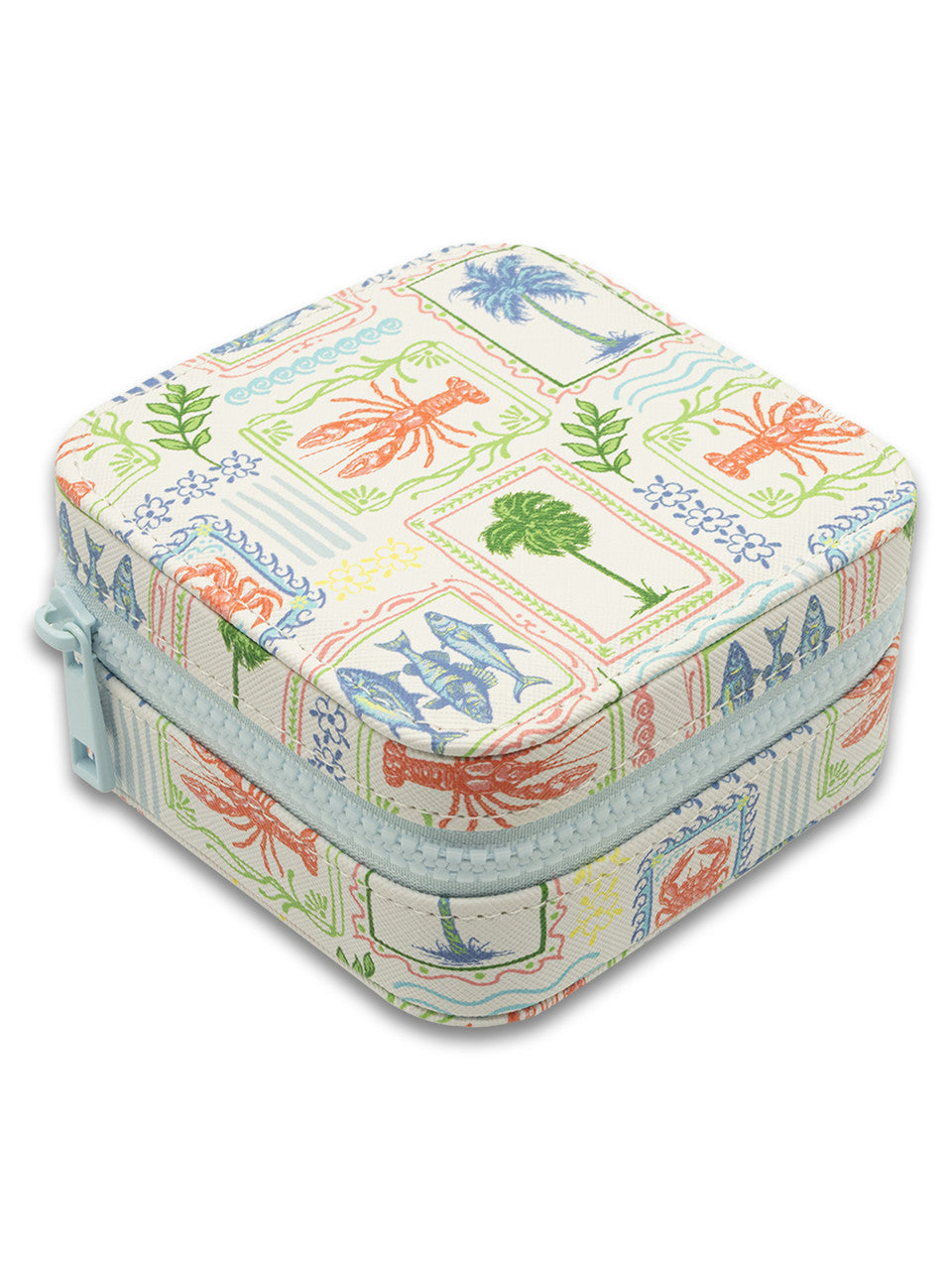 Simply Southern Quilted SeaPatch Travel Jewelry Box