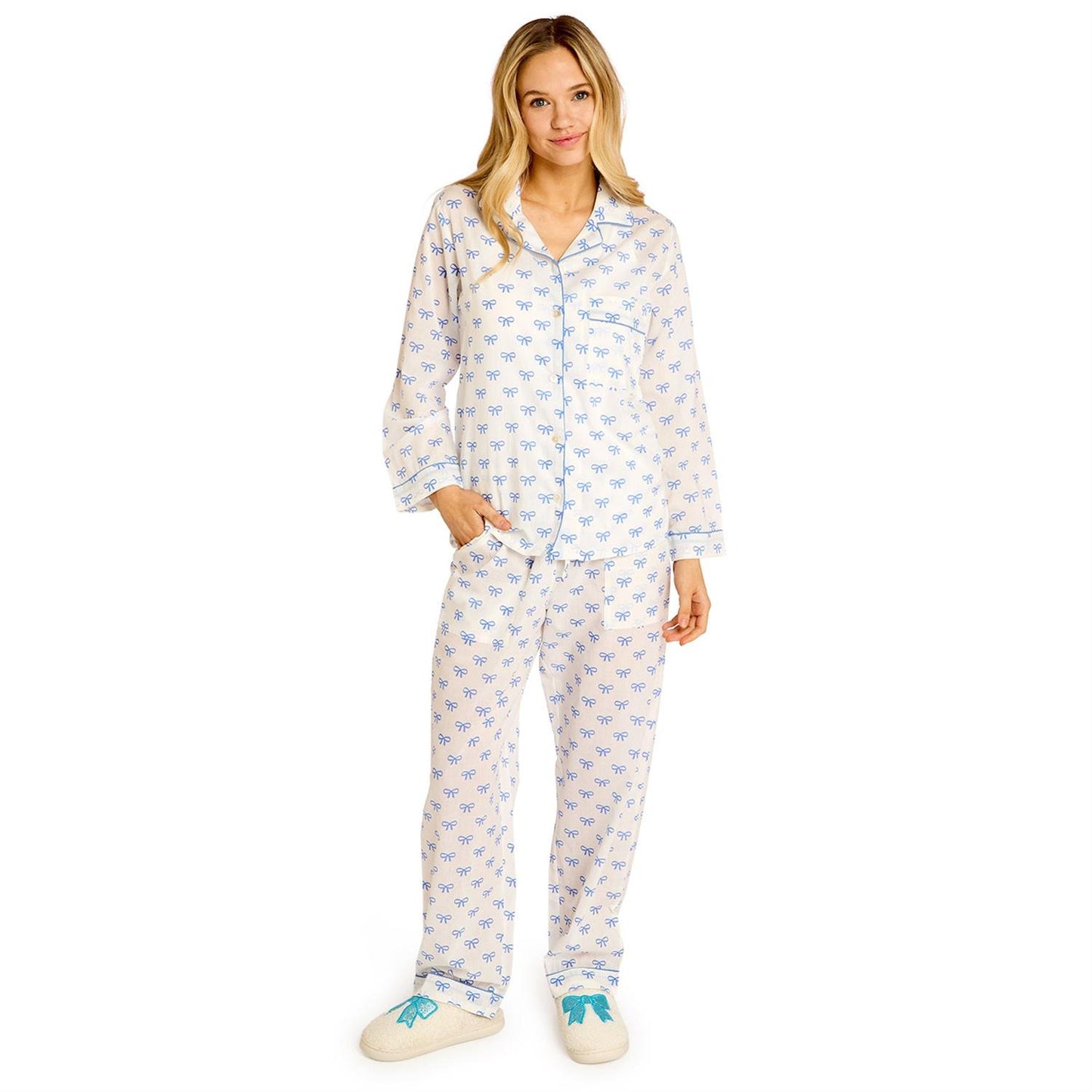 Coquette Bow Blue PJ