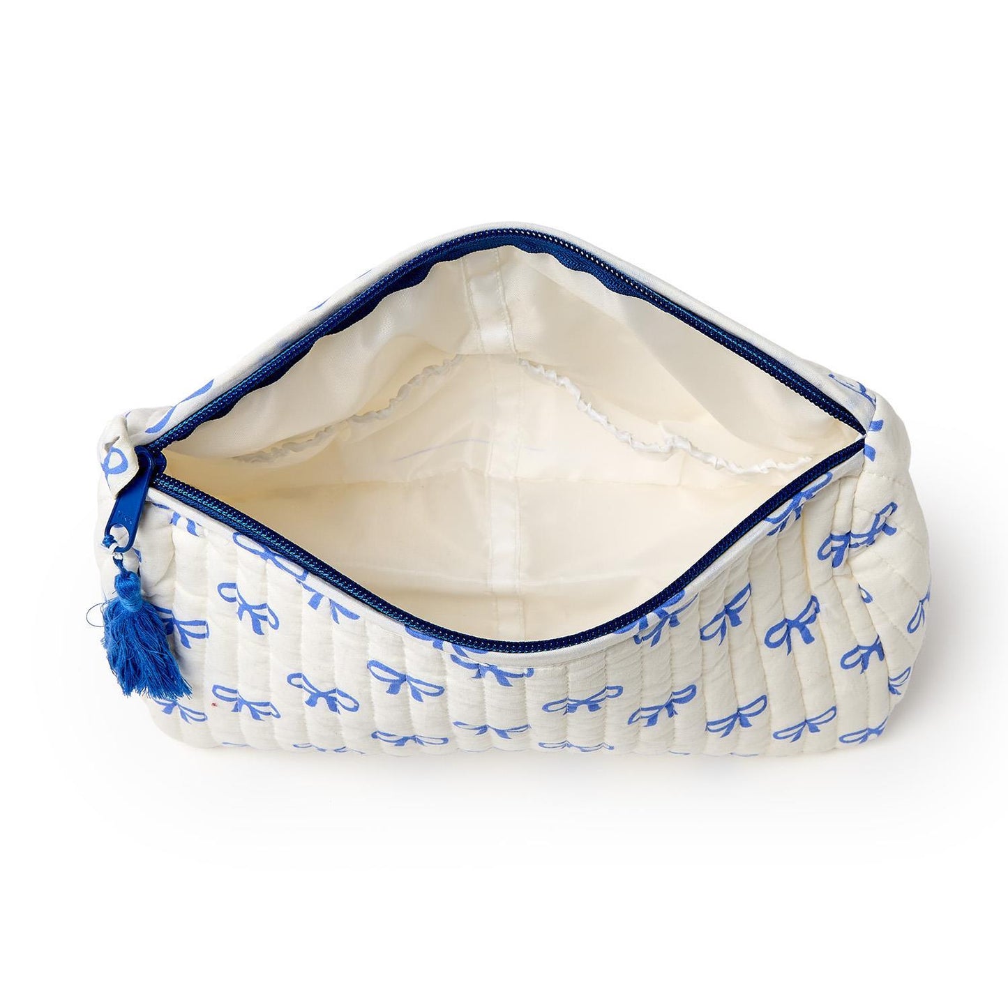 Blue Coquette Bow Pouch