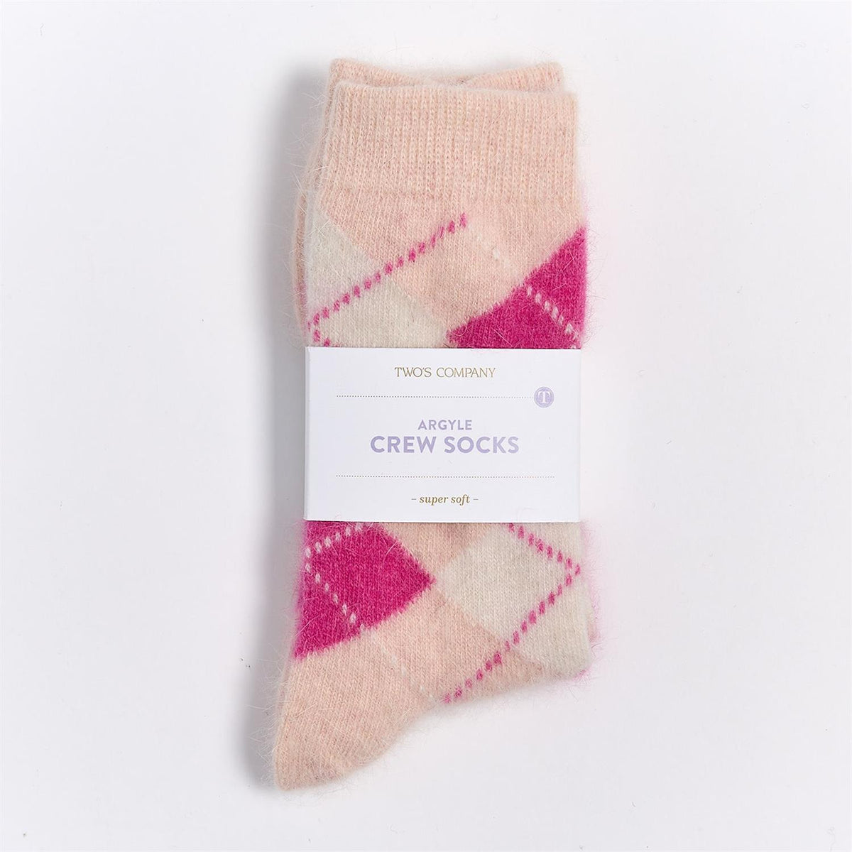 Argyle Crew Socks