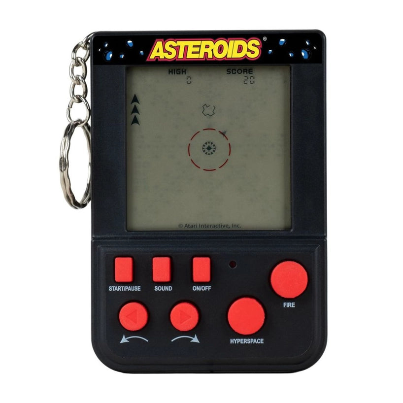 Asteroids Keyring Arcade
