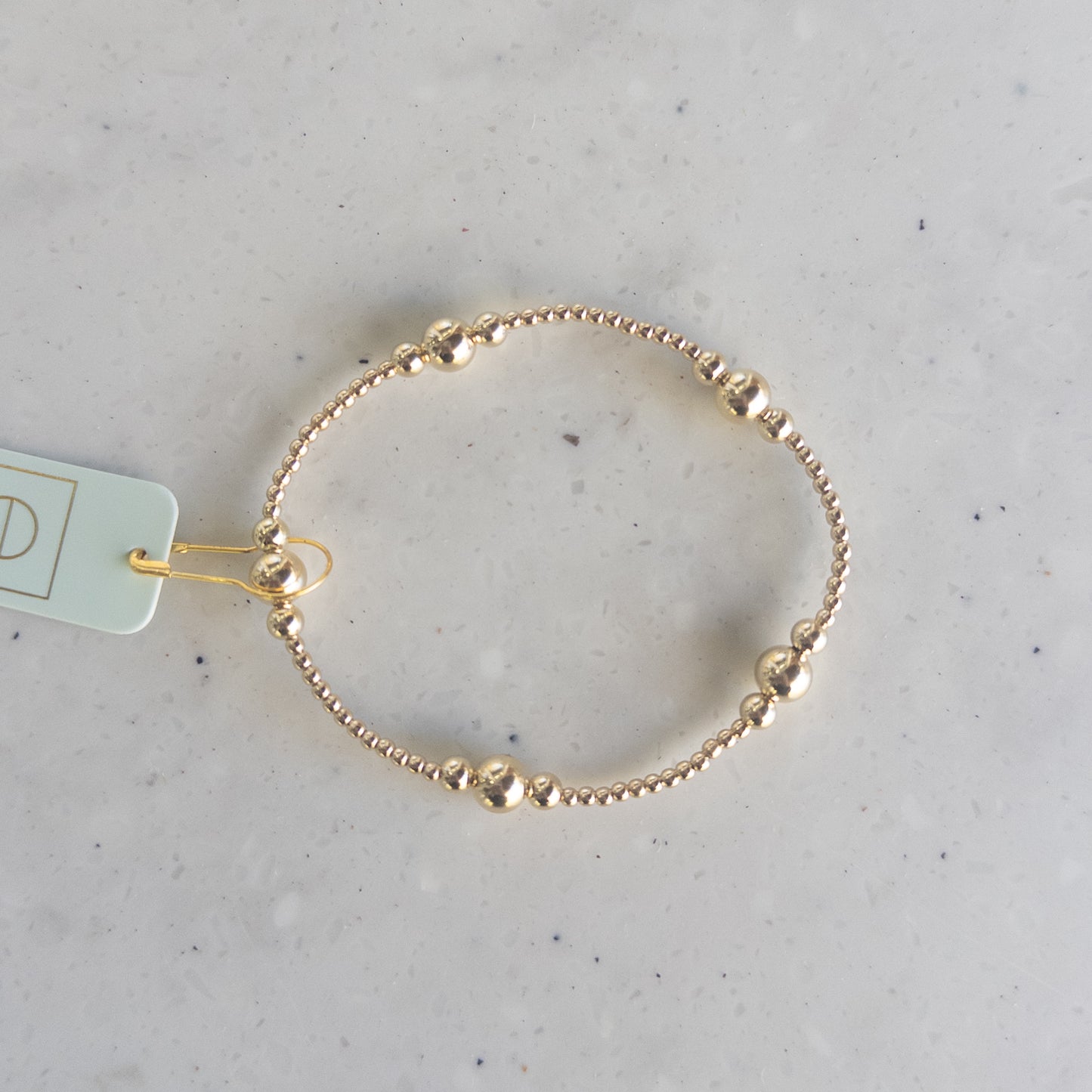 Purpose Gold 6mm Bead Bracelet