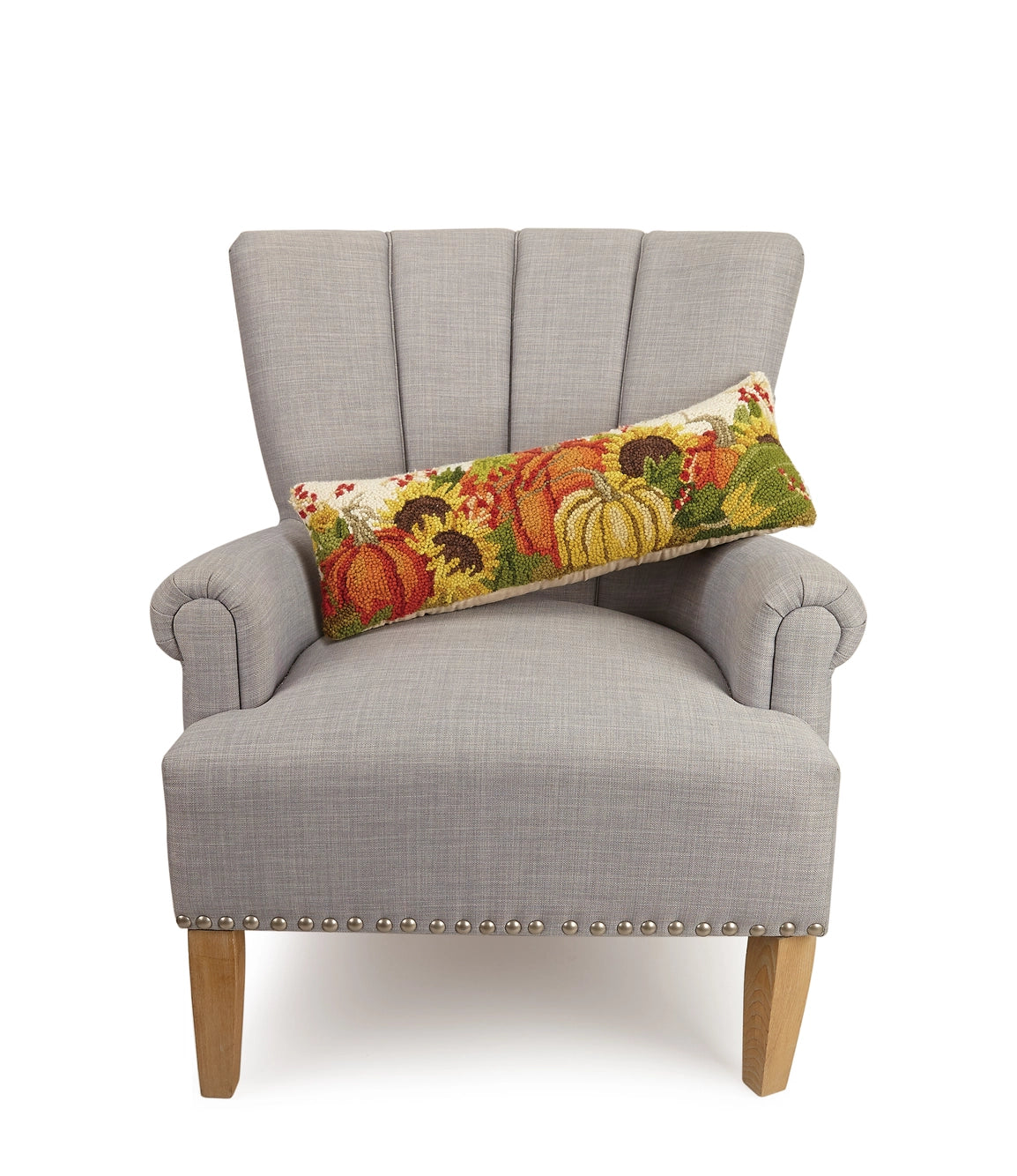 Pumpkins Cream Hook Pillow