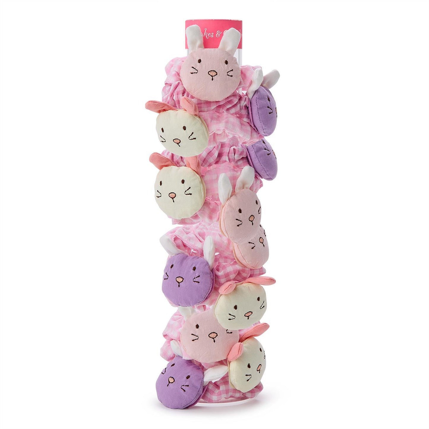 Cottontail Embroidered Bunny Scrunchie
