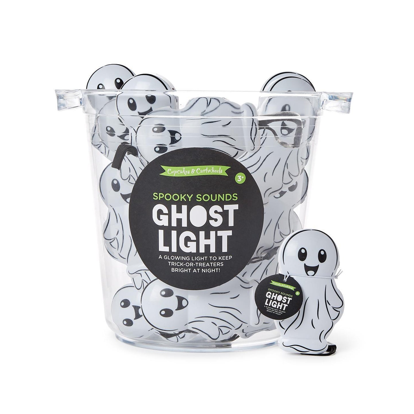 Spooky Sounds Safety Light Up and Sound Ghost