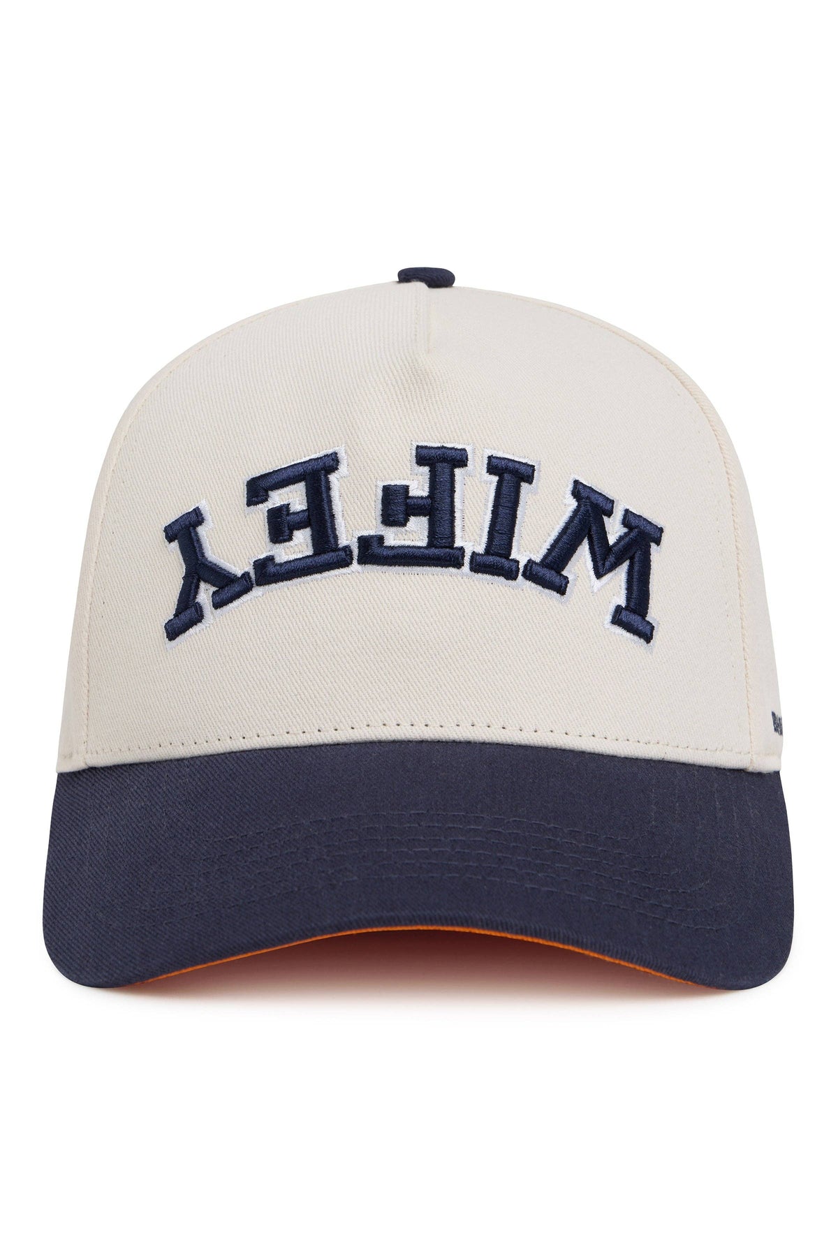 Wifey Collegiate Trucker Hat, Cream/Navy