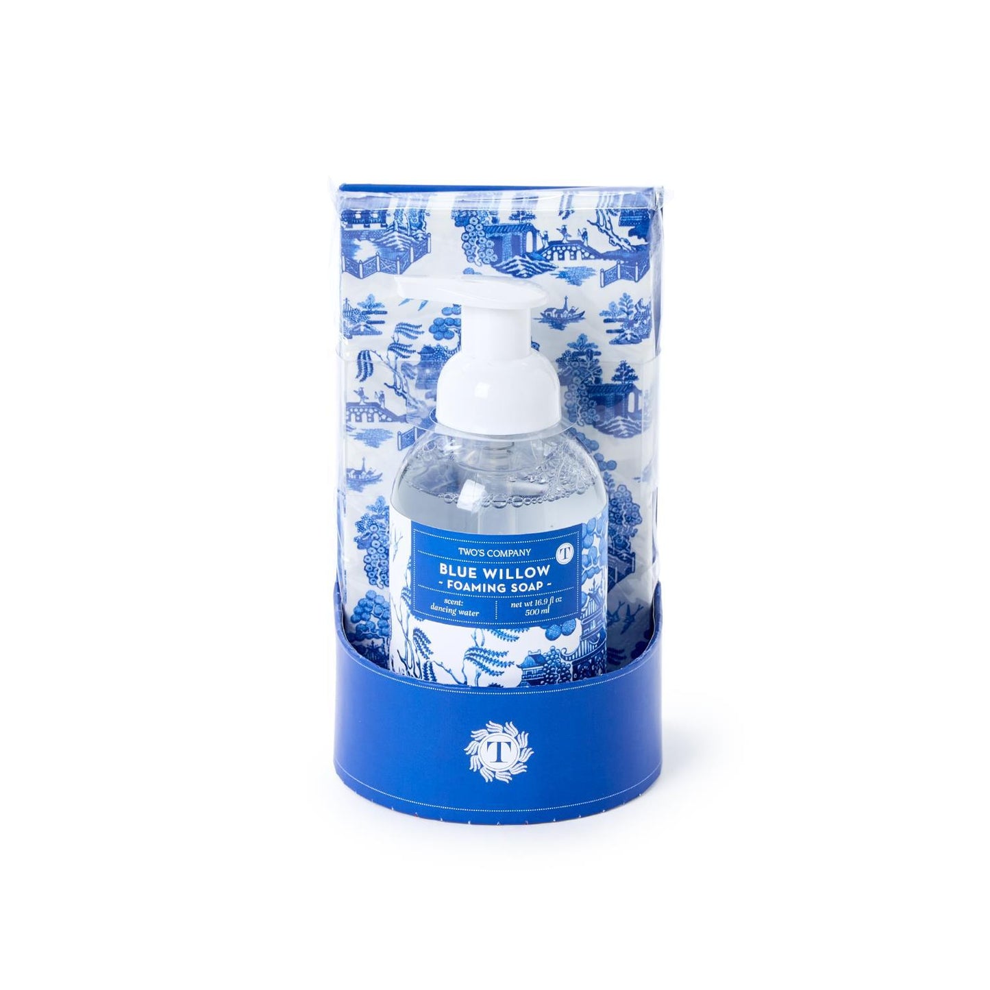 Blue Willow Crisp Linen Scented Foaming Soap w/20Pc Guest Towel