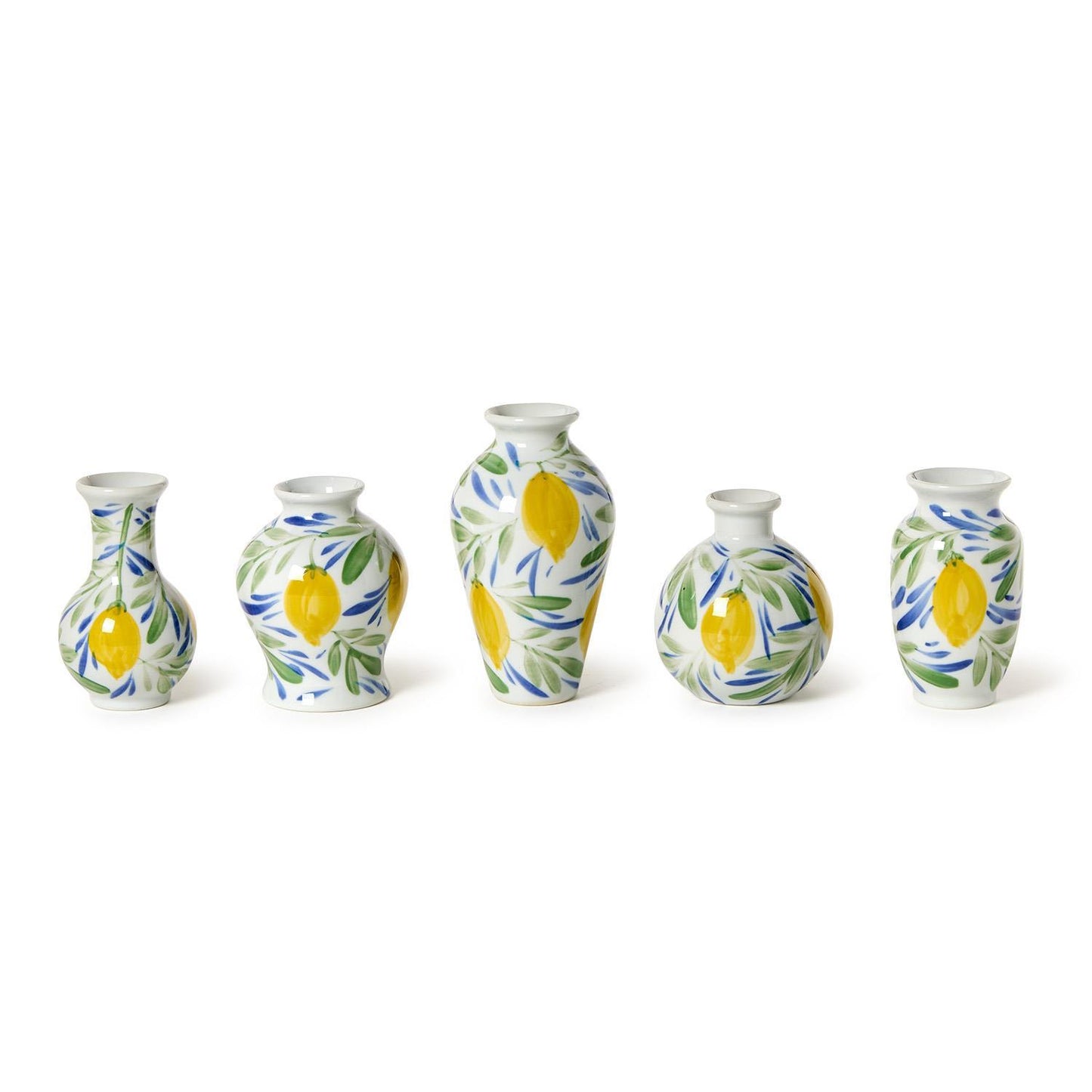 Lemon Grove Hand-Painted Mini Lemon Vases (*Multiple Styles*)
