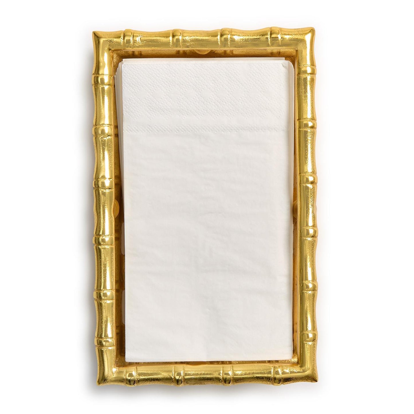 Golden Bamboo Guest Towel / Napkin Holder
