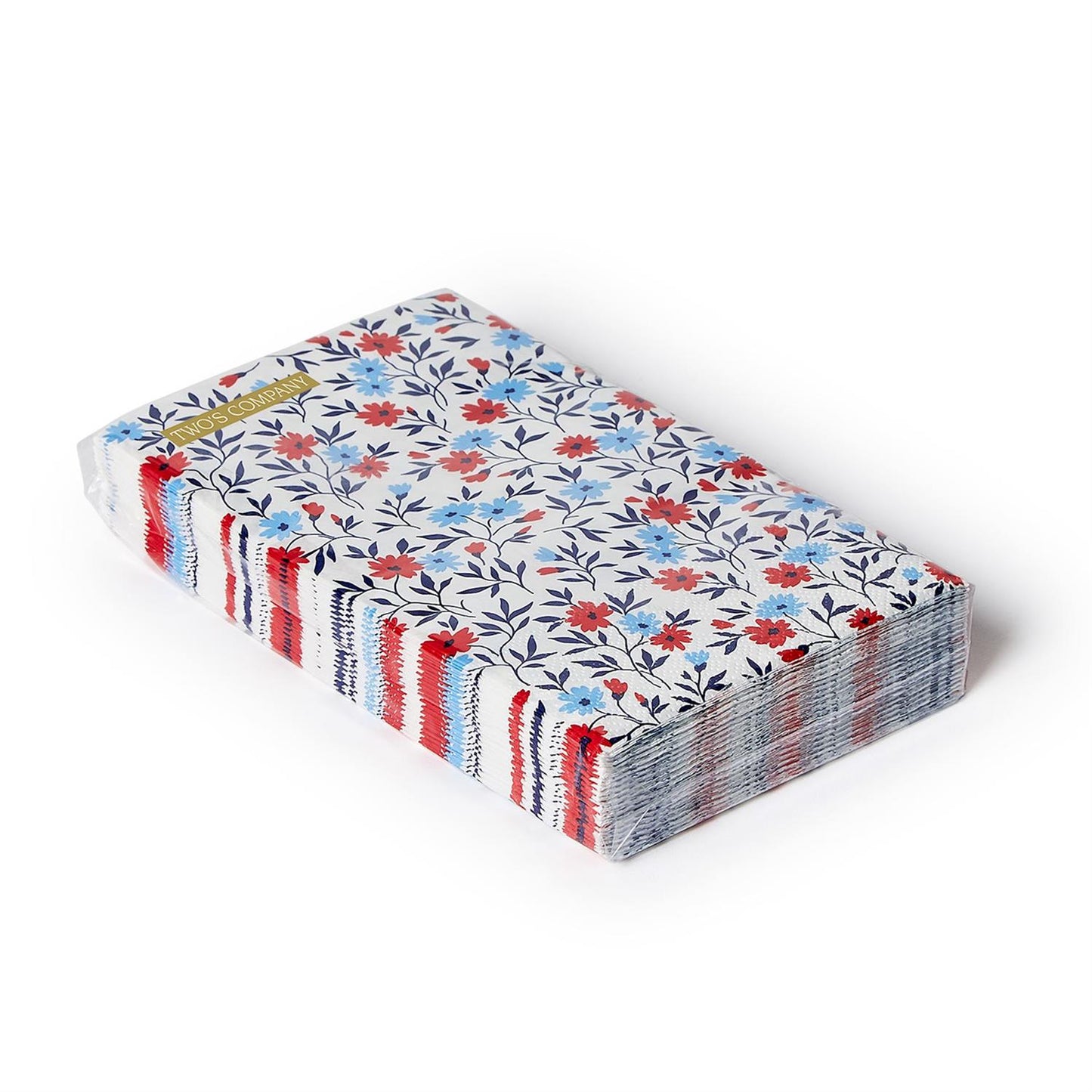Red, White and Bloom 3-Ply Paper Dinner Napkin / Guest Towel
