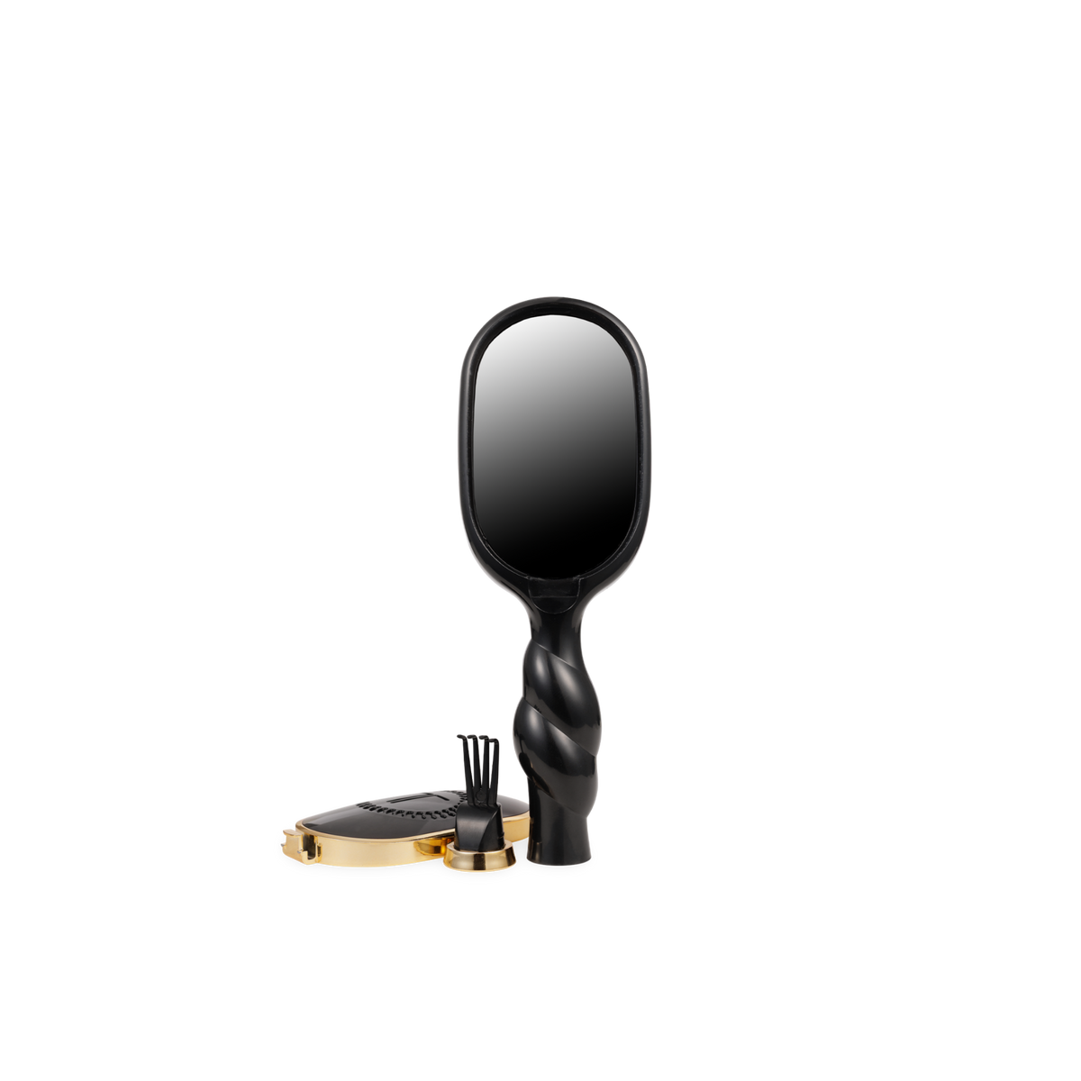 Mini Medium Detangler Brush - Jet Black