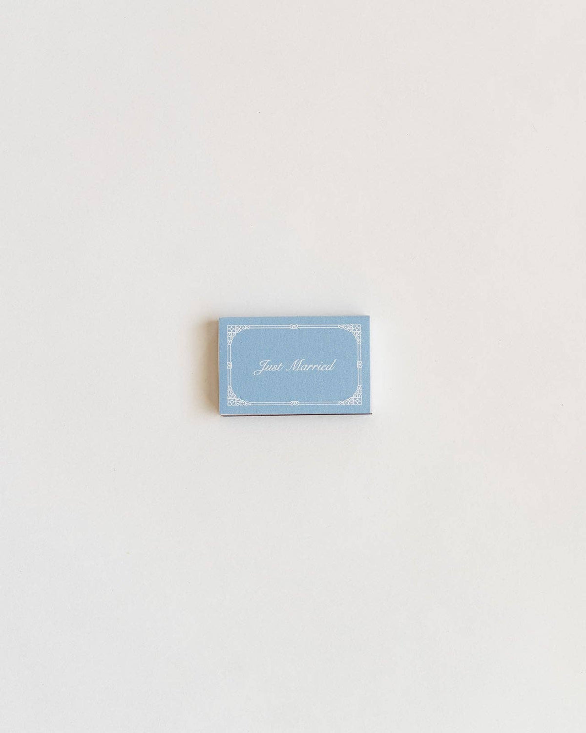 Just Married Matchbox (French Blue)