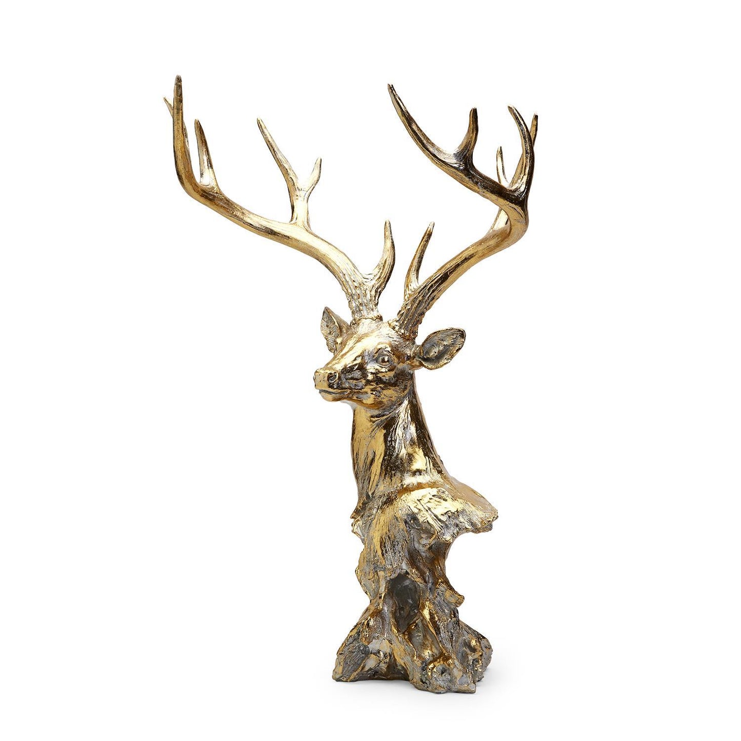 Rustic Gold Leaf Deer Dècor