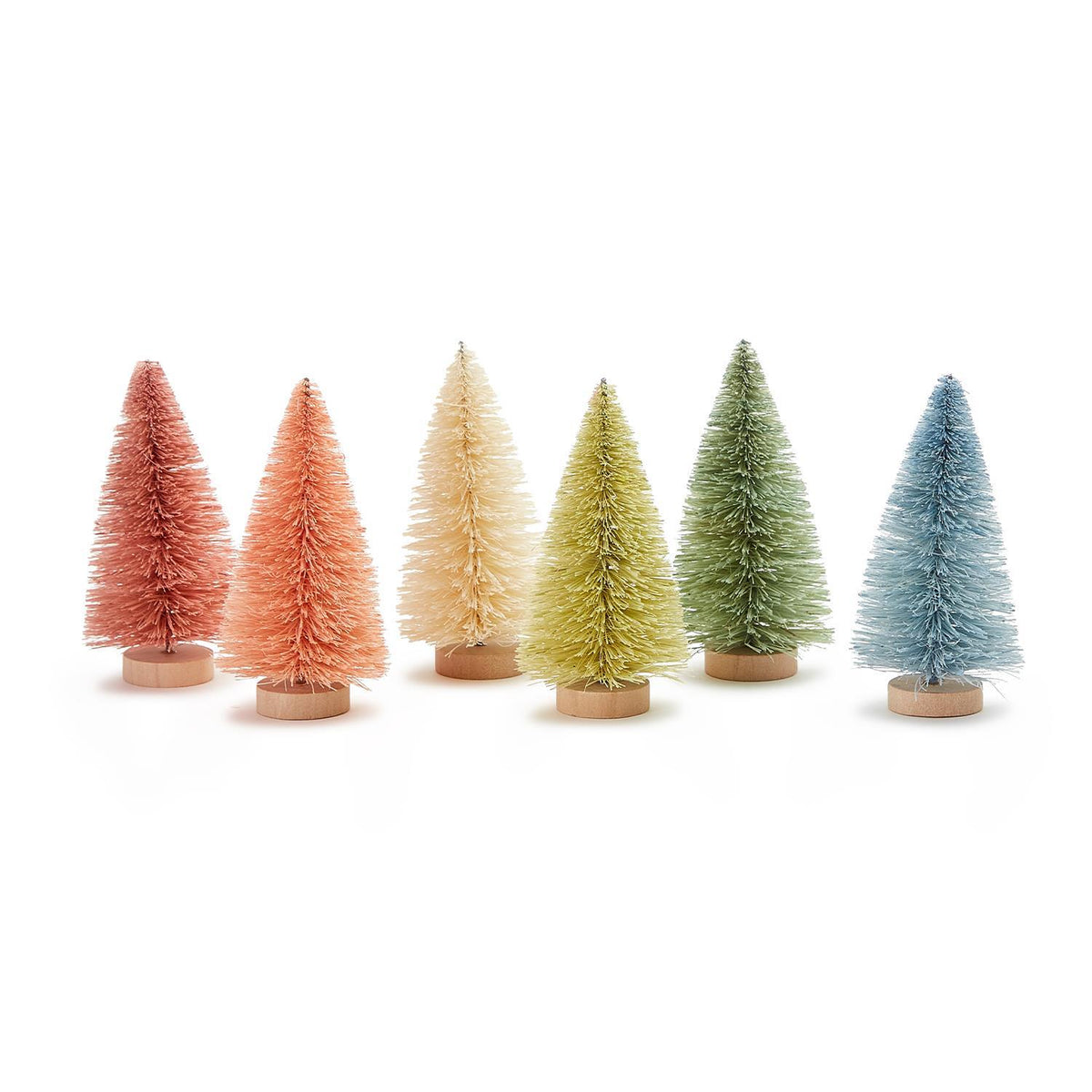 Holiday Pastels Mini Bottlebrush Tree
