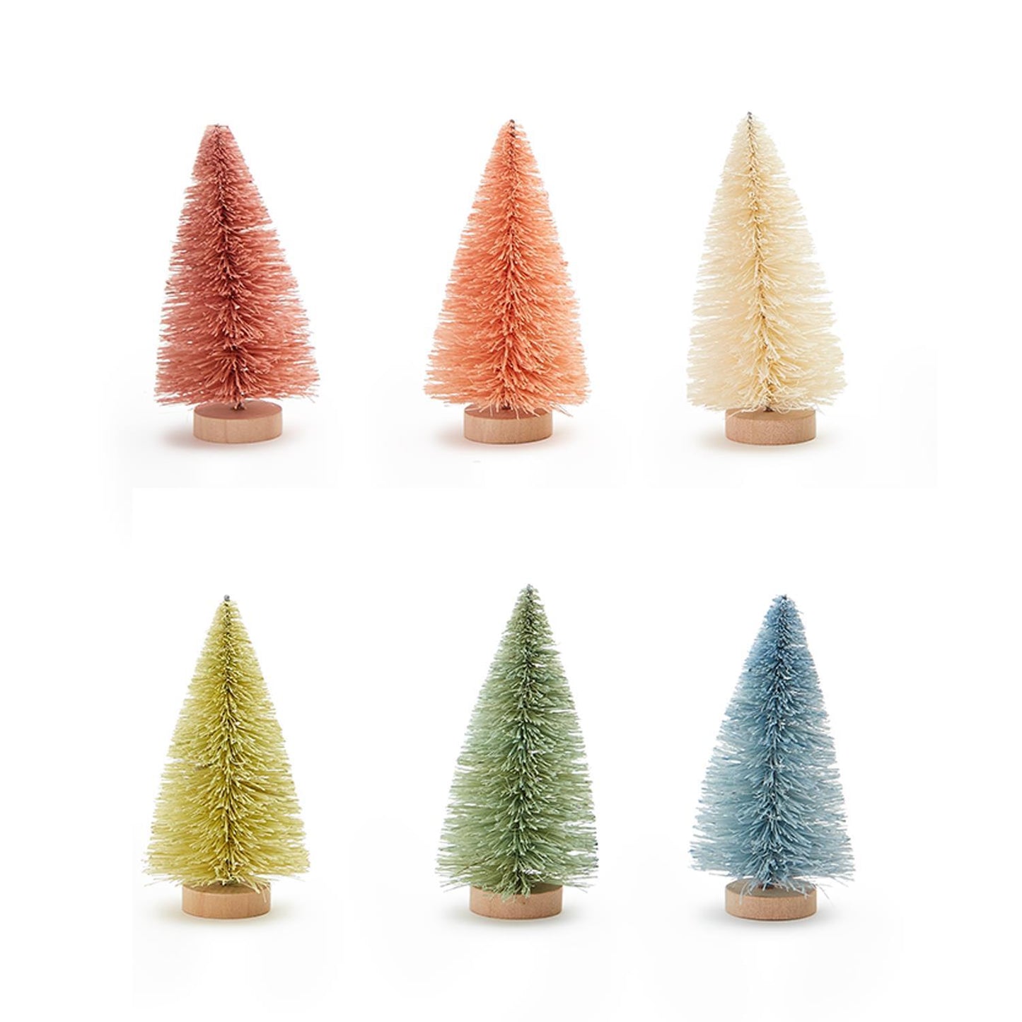 Holiday Pastels Mini Bottlebrush Tree