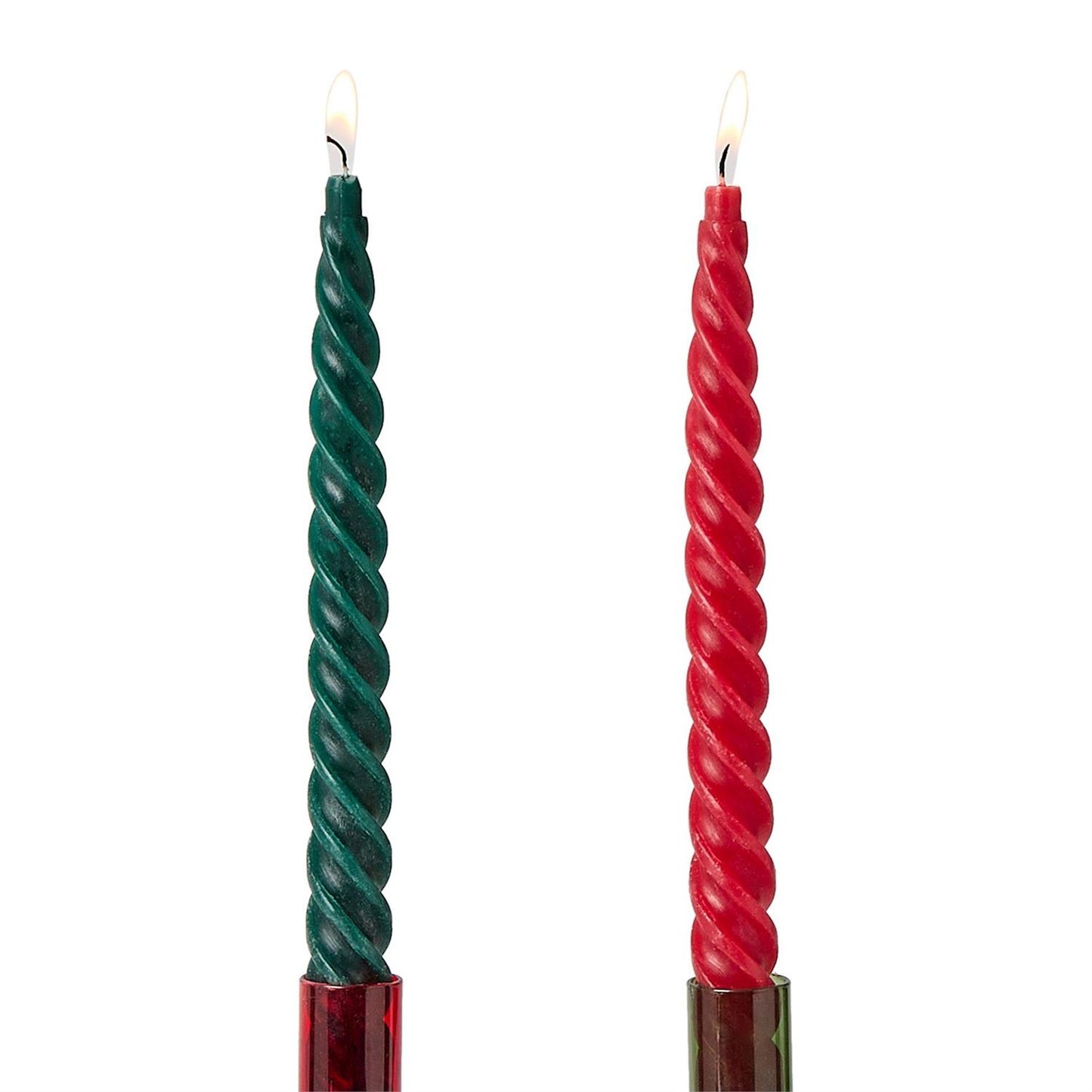 Twist and Glow Set of 2 Twist Taper Candles