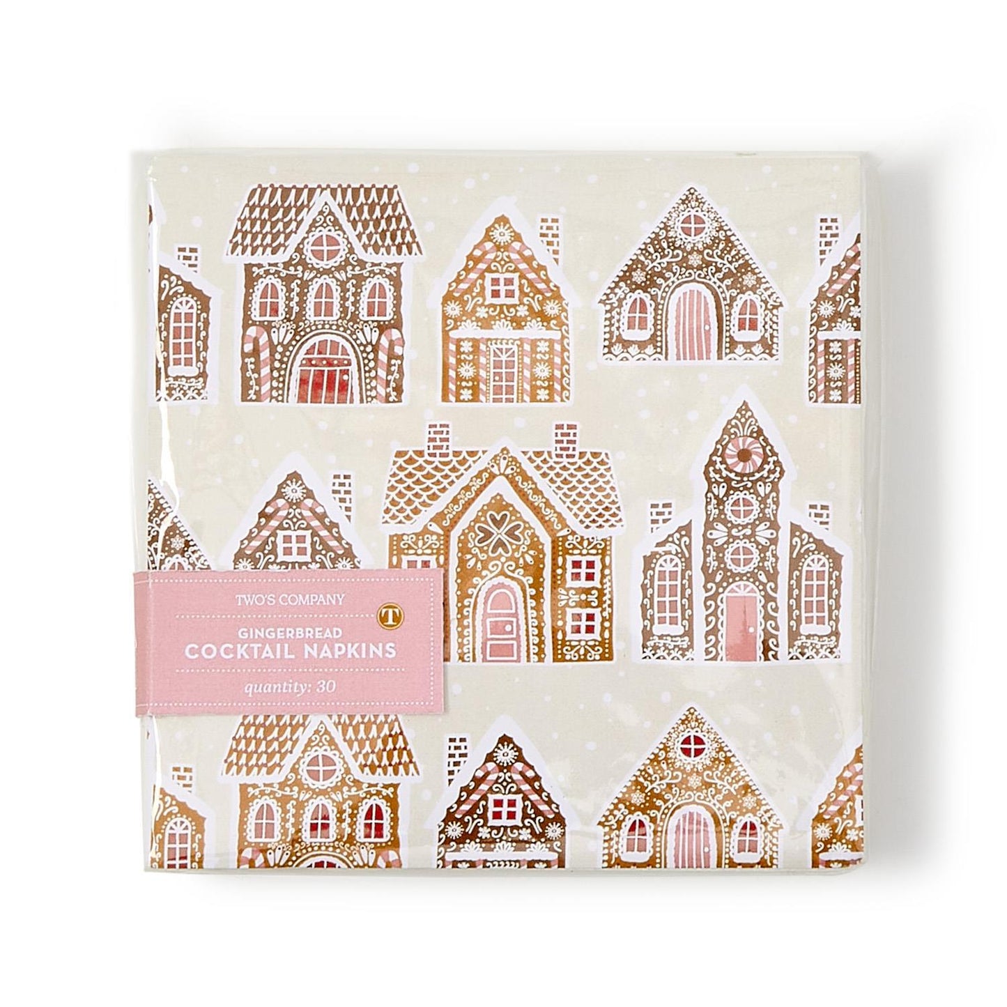 Pink Gingerbread 3-Ply Paper Napkin