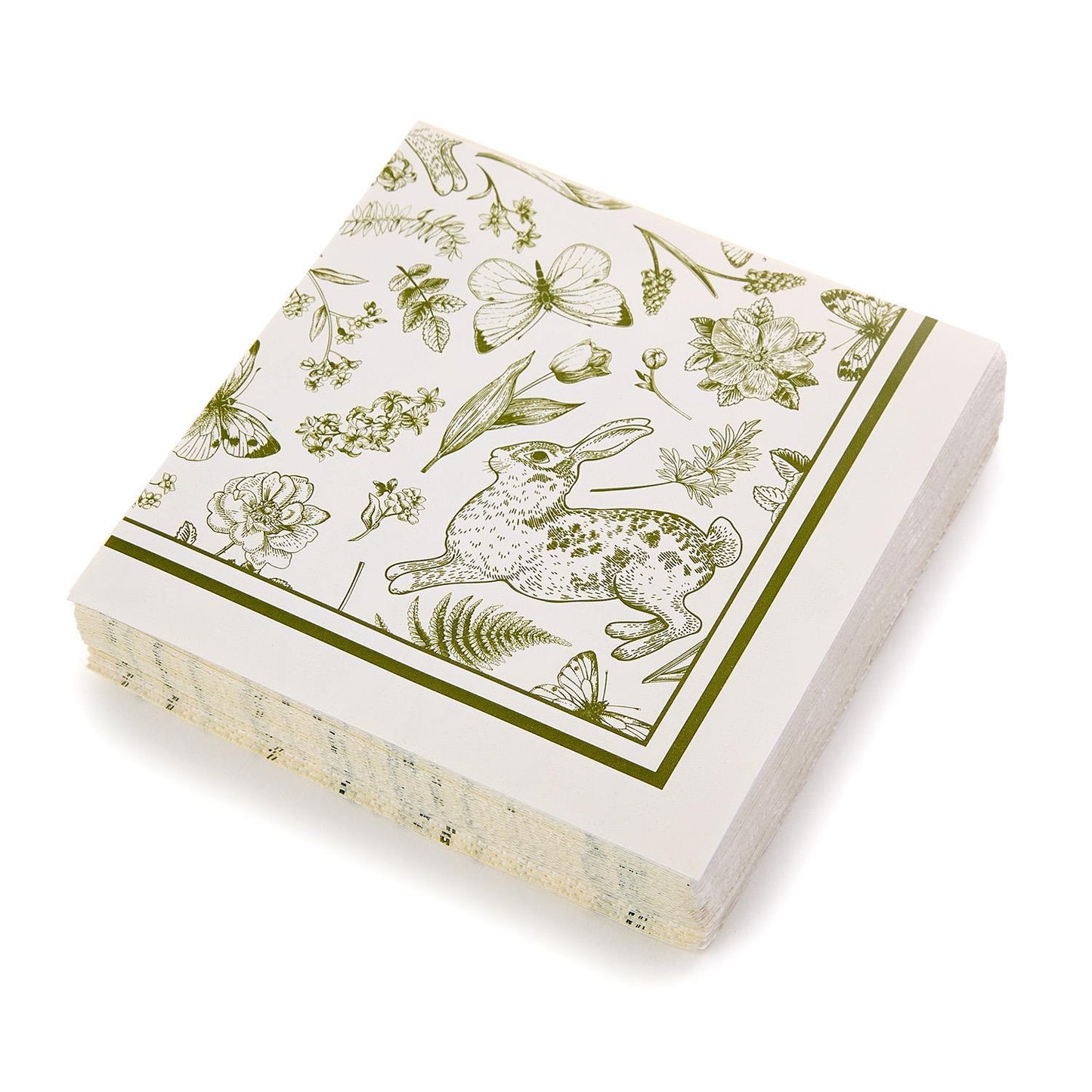 French Country 3-Ply Paper Cocktail Napkin
