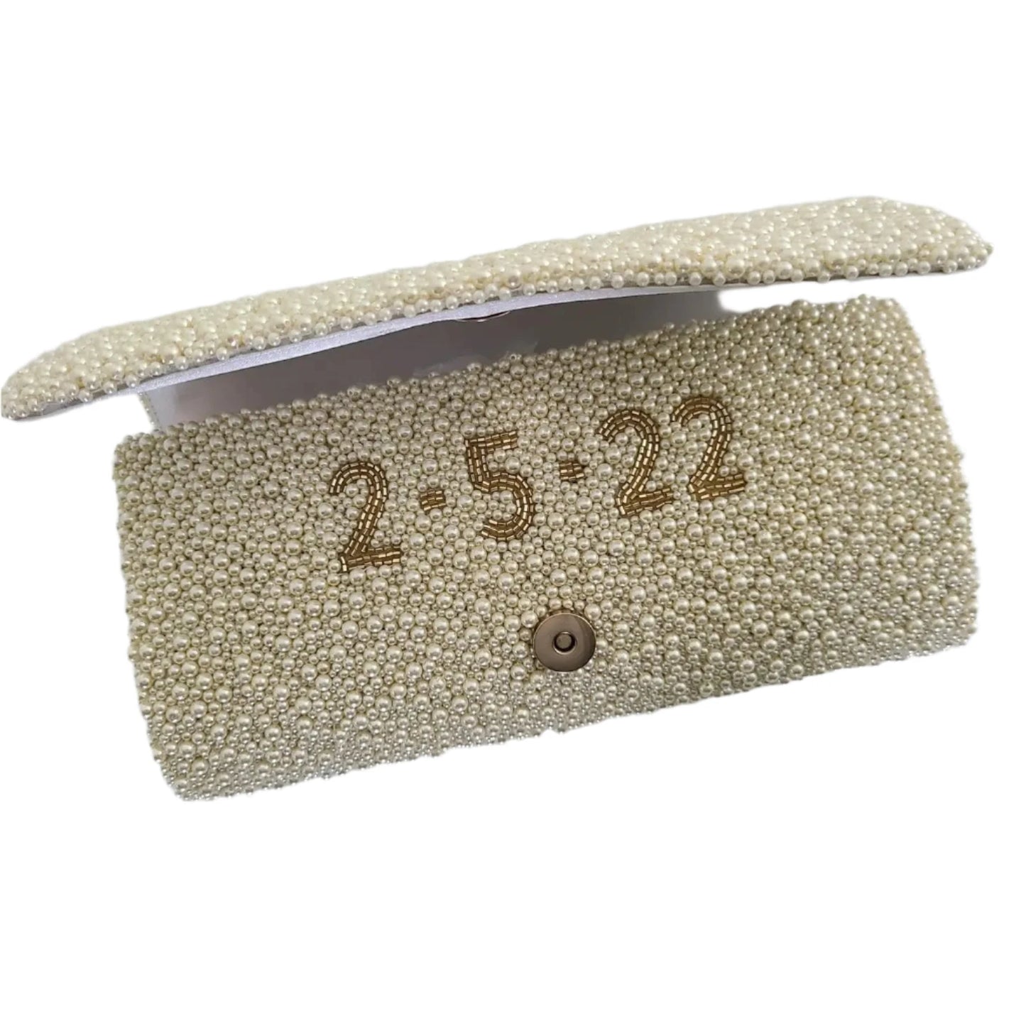 MRS. Pearl Structured Clutch