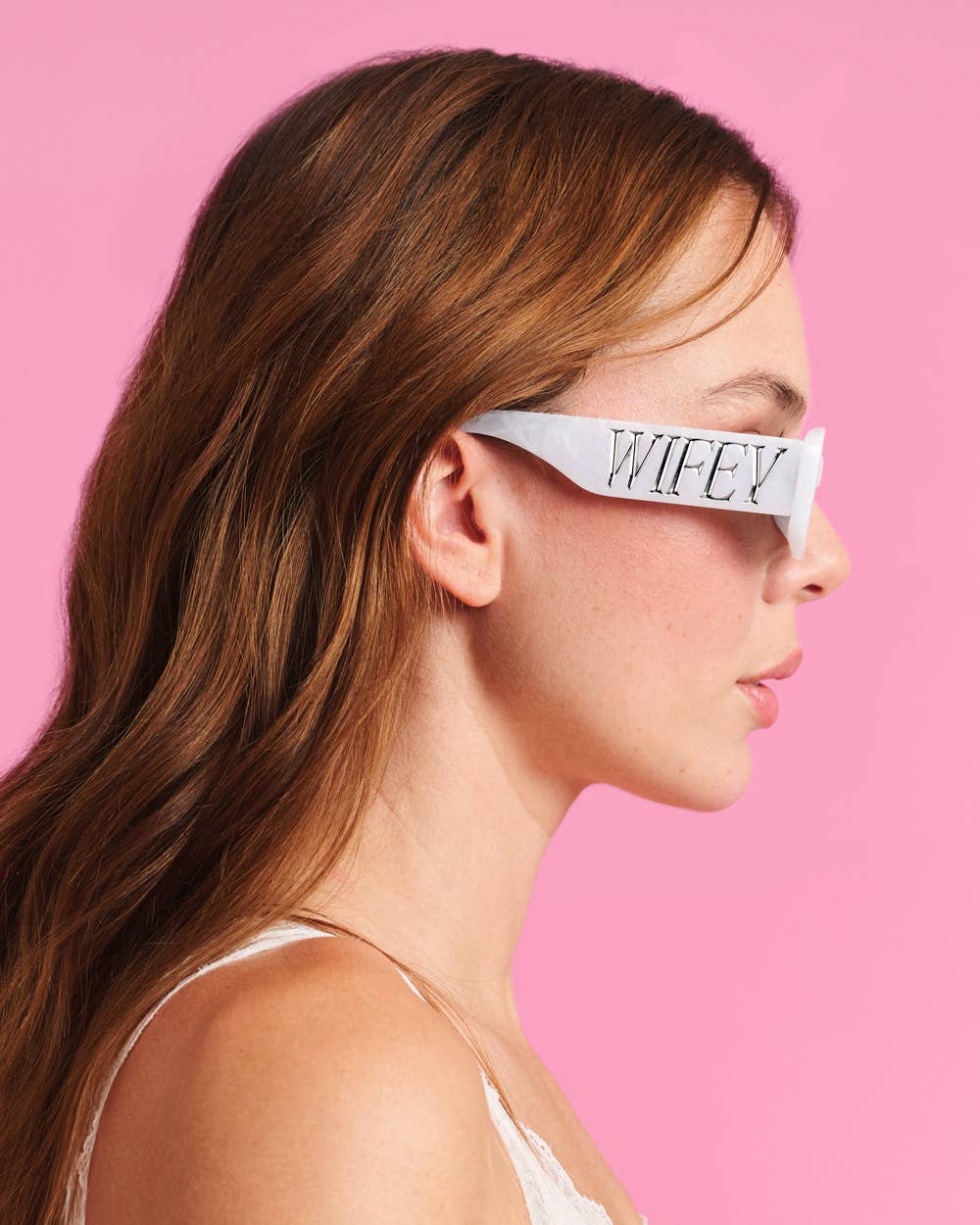 White Wifey Sunglasses