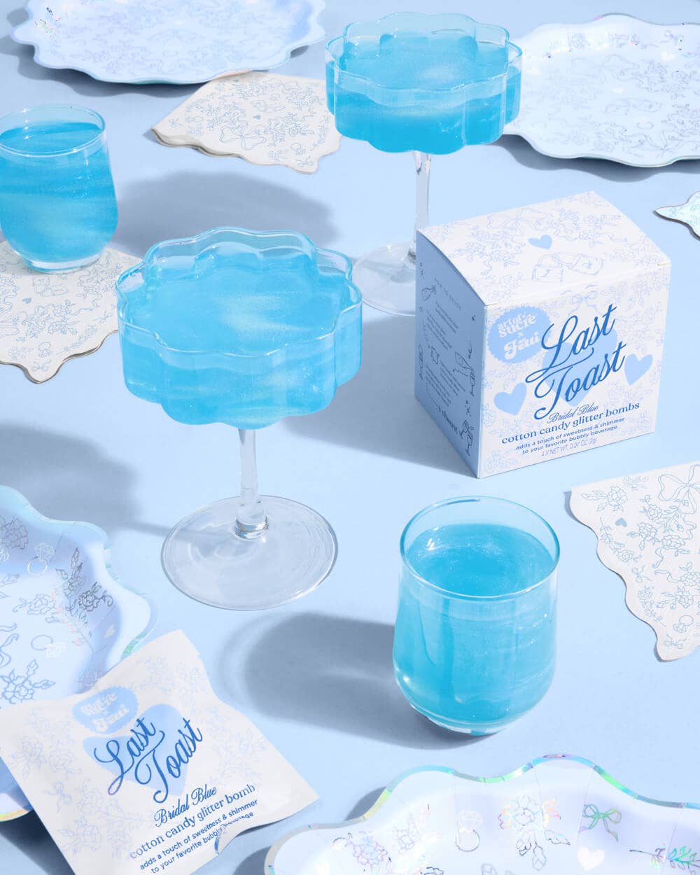 Last Toast Glitter Bomb, Set of 4 in Box
