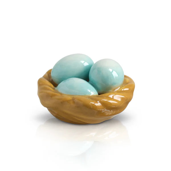 Robin's Egg Blue (Eggs in Nest) Mini