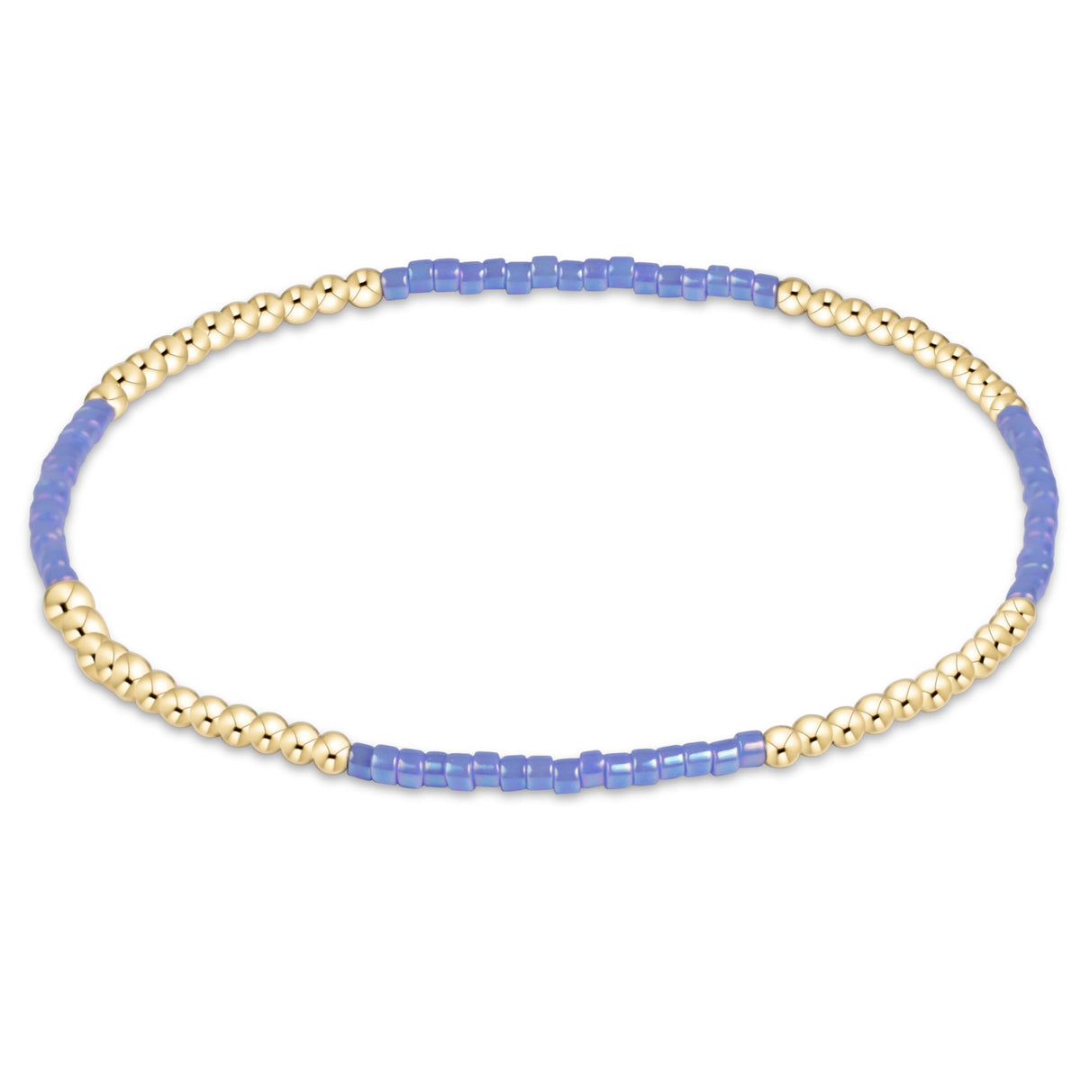 enewton Hope Blissful Bracelet - Bright Blue shown flat on a plain white background