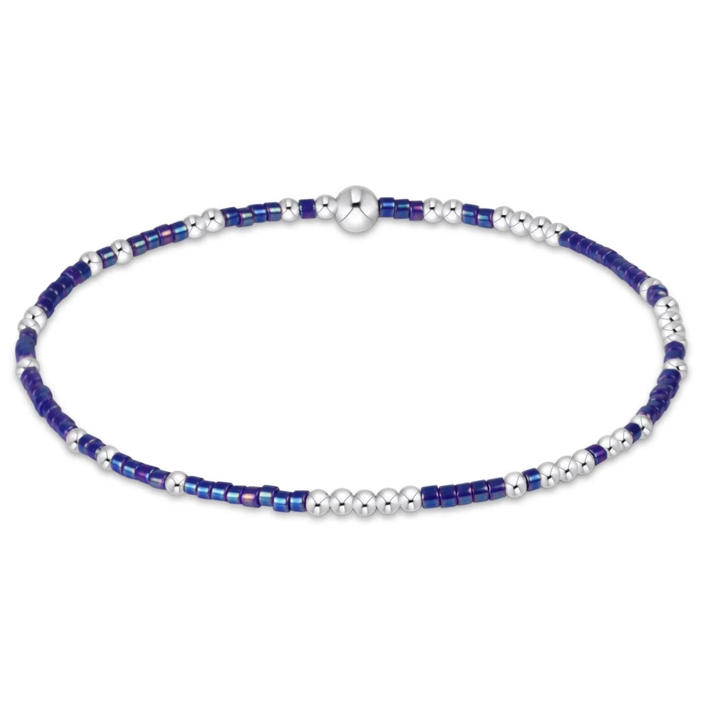Hope Unwritten Sterling Bracelet - Blue Metallic