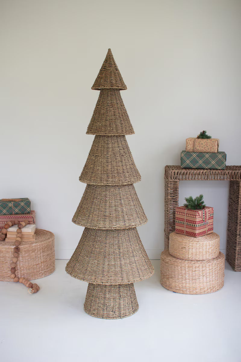 68" Woven Vine Christmas Tree