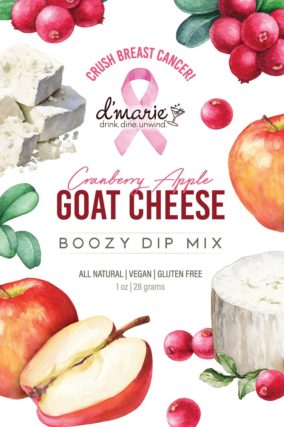 Cran-Apple Goat Cheese Dip