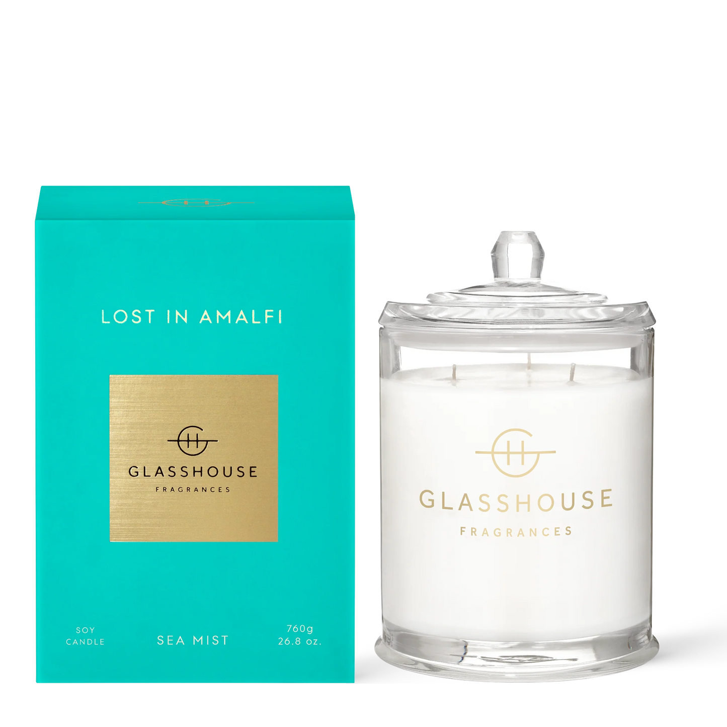 Lost in Amalfi Glasshouse Candle, 26.8 oz.