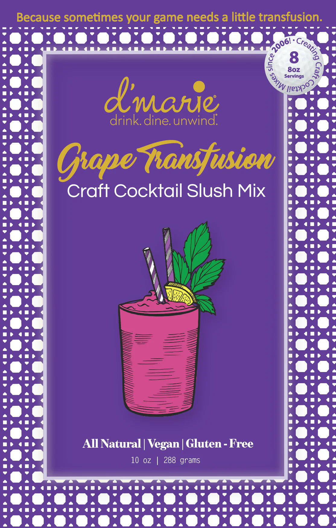 Grape Transfusion Ready-To-Freeze Cocktail