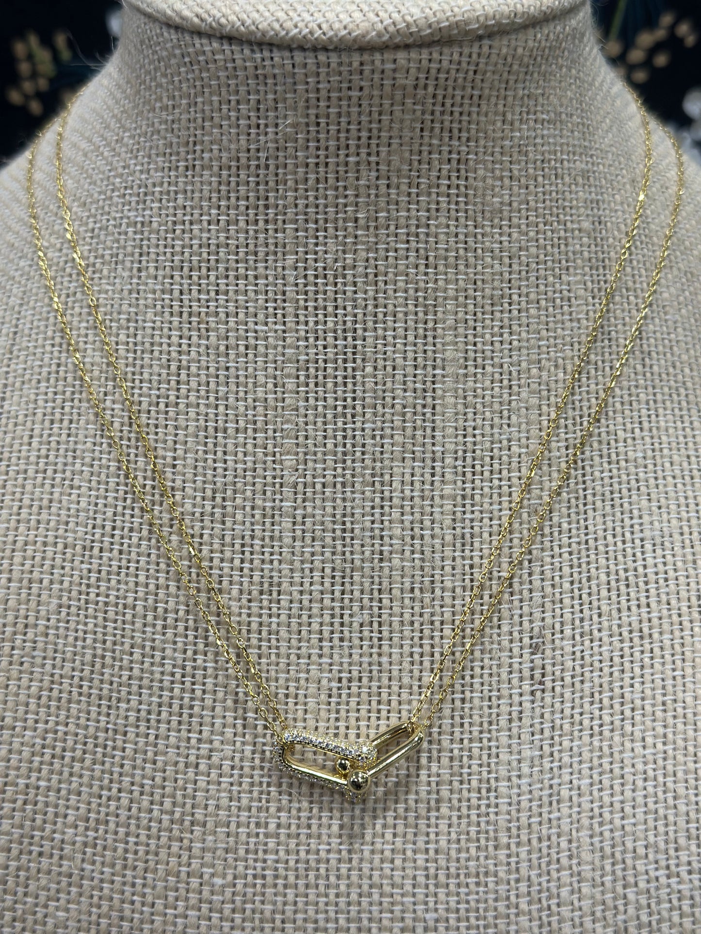 Gold HardWear Double Link Necklace