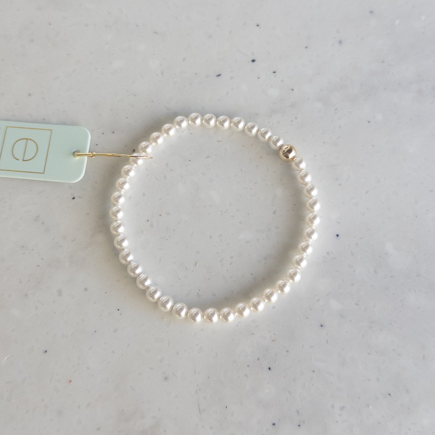 Classic Pearl 4mm Bead Bracelet