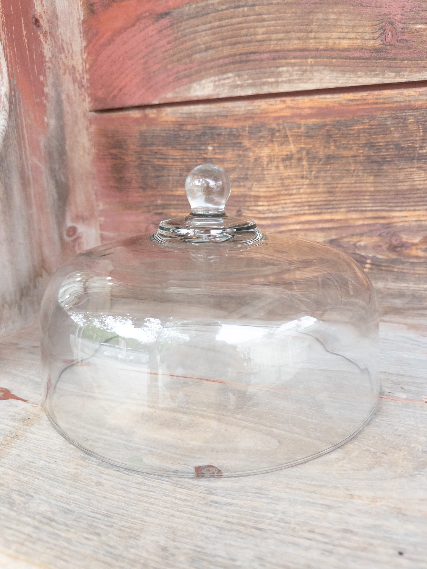 Vintage 11" Glass Cake Dome