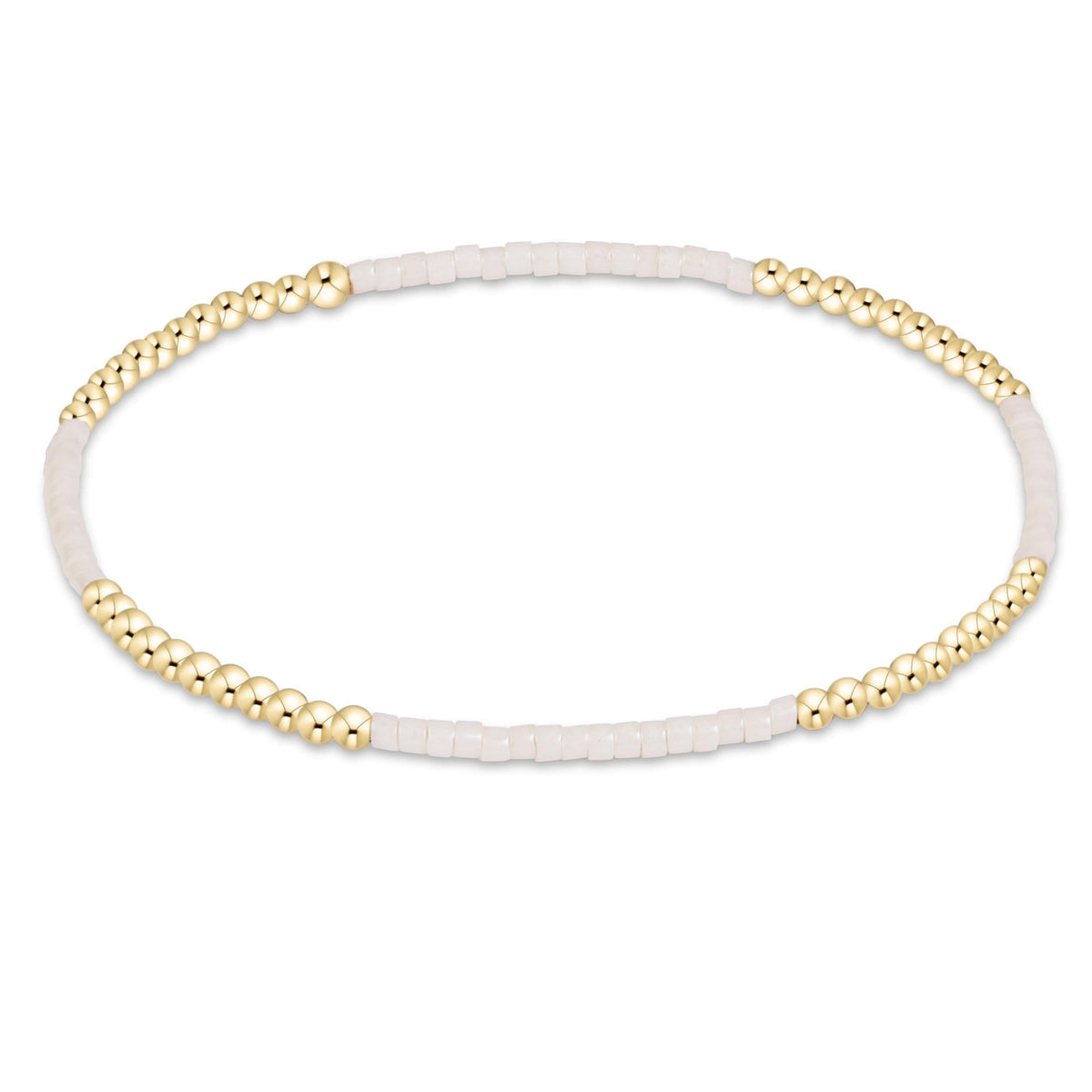 enewton Hope Blissful Bracelet - Milkshake shown flat on a plain white background
