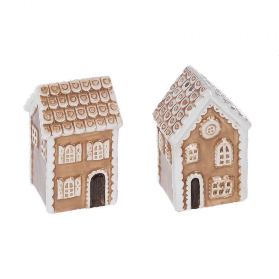 Gingerbread House Salt & Pepper Shaker Set