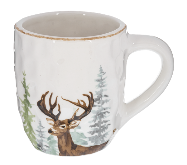 Deer Scene Mug Dolomite