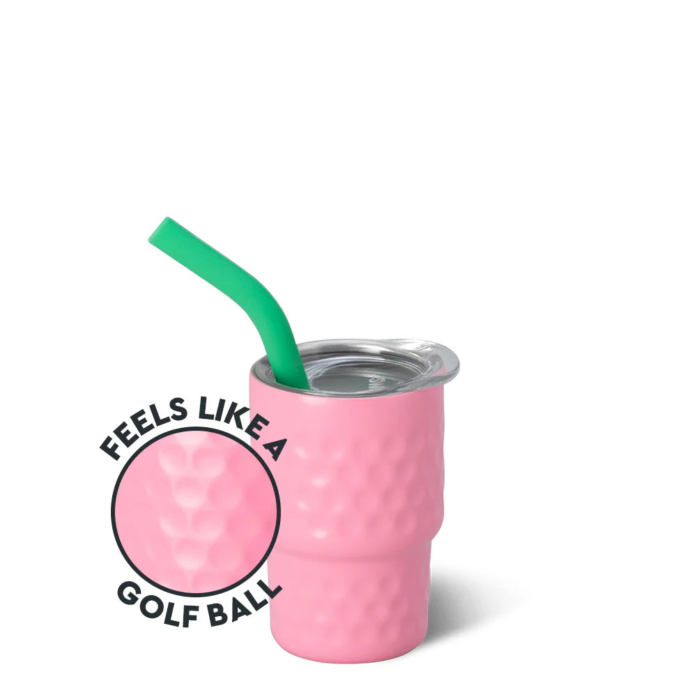Pink Golf Ball Tiny Tumbler 2oz