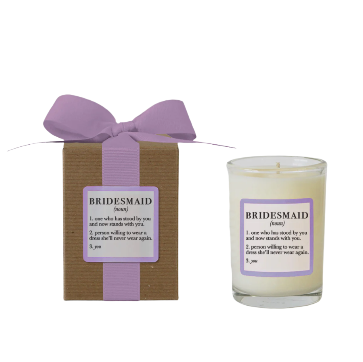Bridesmaid Candle