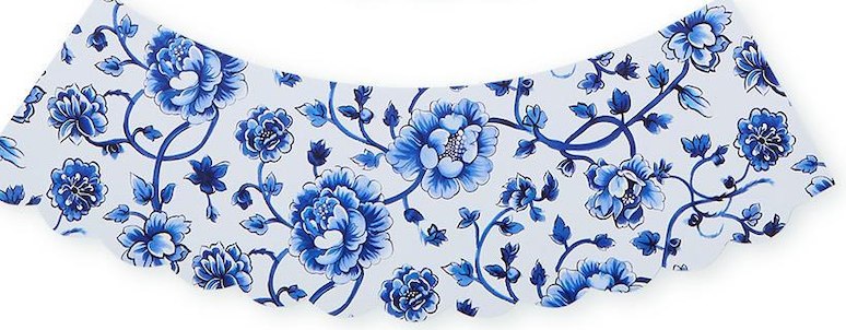 Set of 2 Chinoiserie Paper Shade Covers