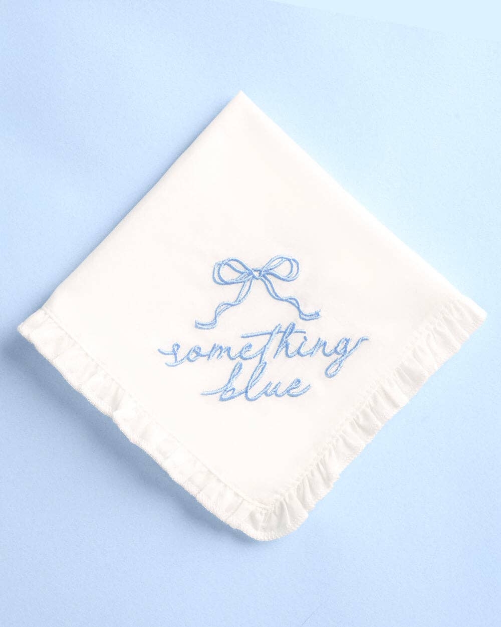 Something Blue Bridal Hanky