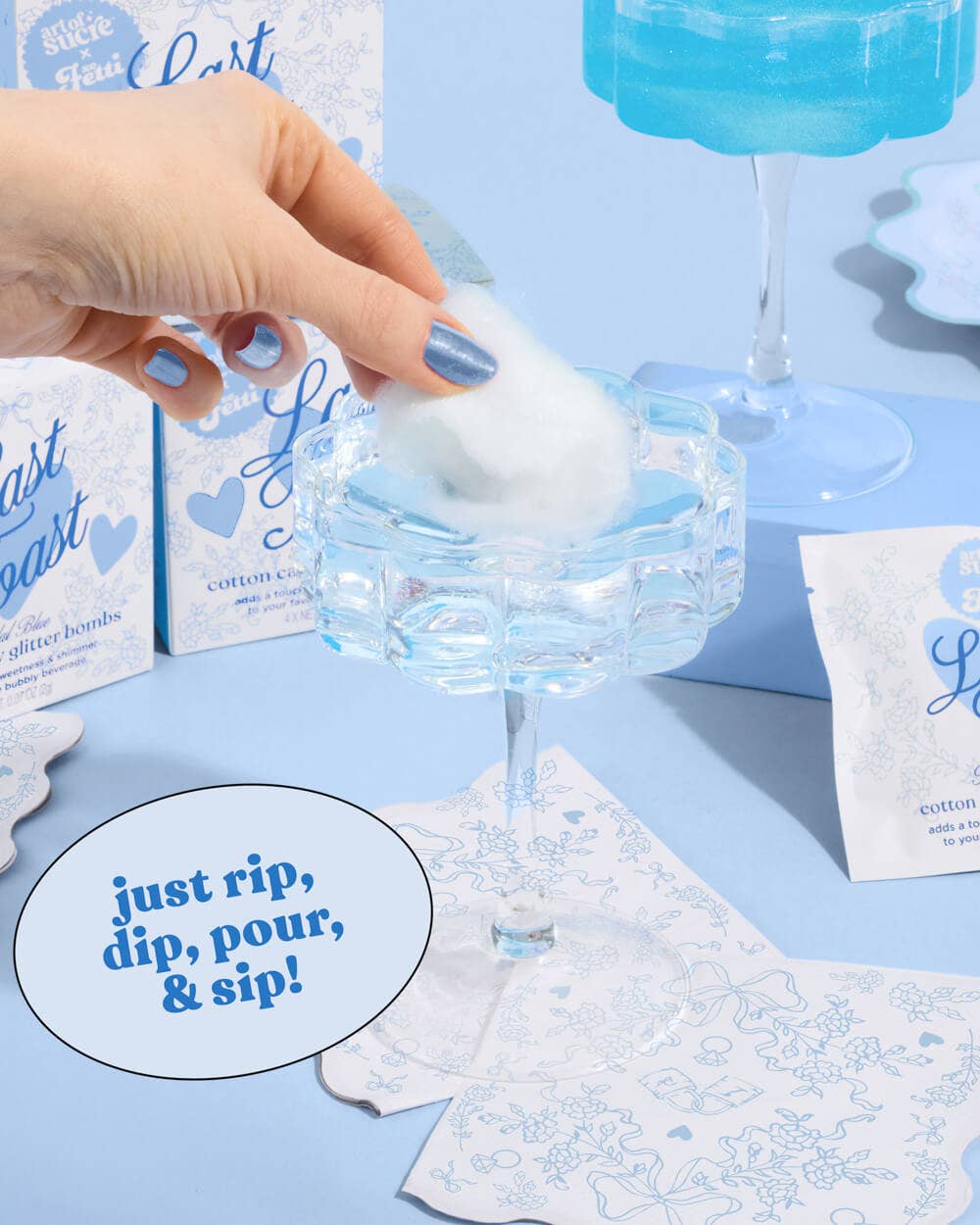 Last Toast Glitter Bomb, Set of 4 in Box