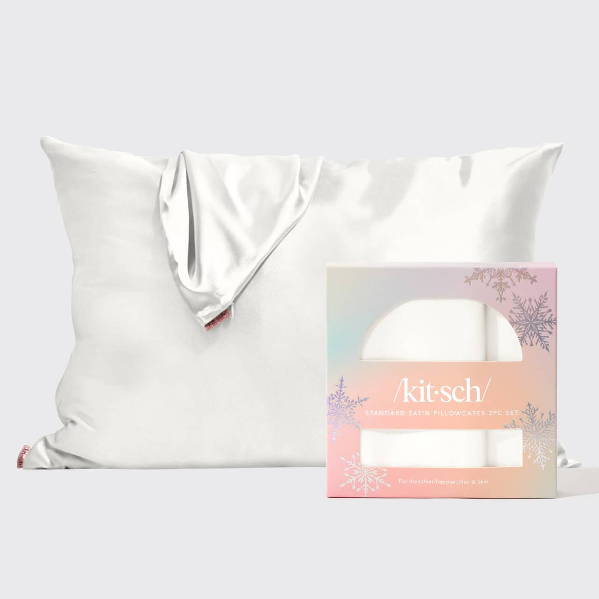 Ivory Holiday Standard Pillowcase 2pc