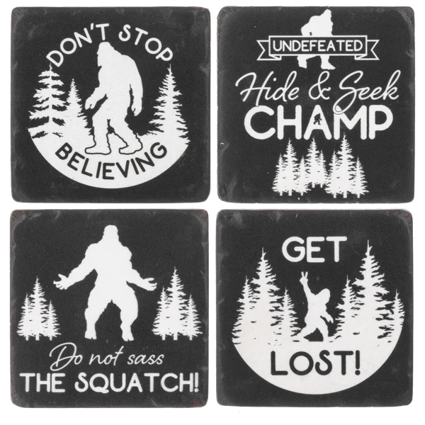 Bigfoot Coasters (set of 4)