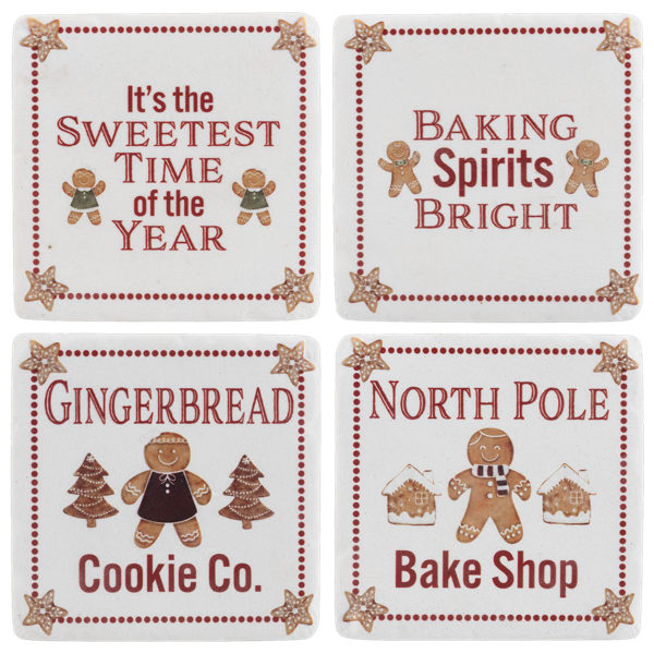 Gingerbread Coaster (*4 Styles*)