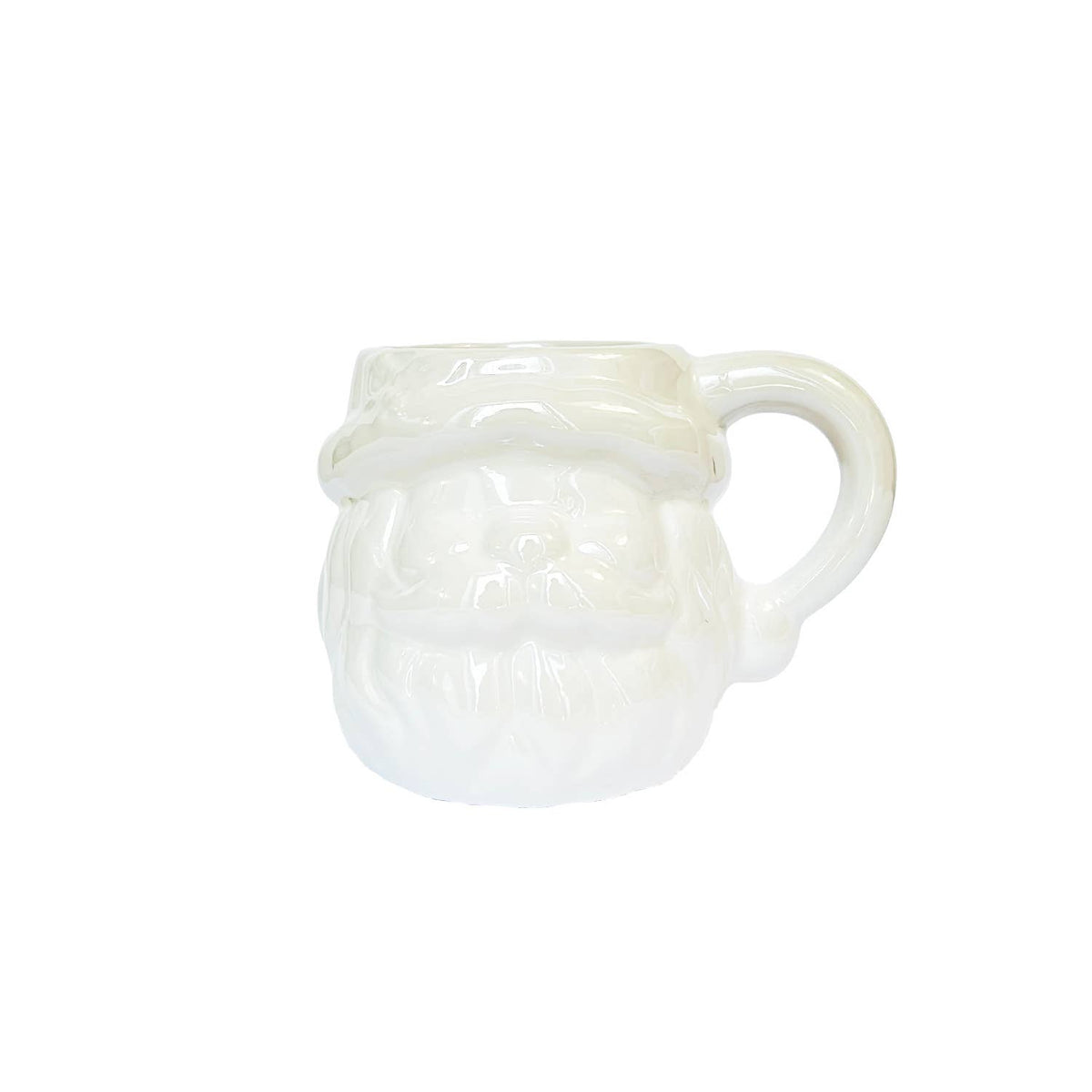 Mary Square sculpted ceramic Santa Christmas mug