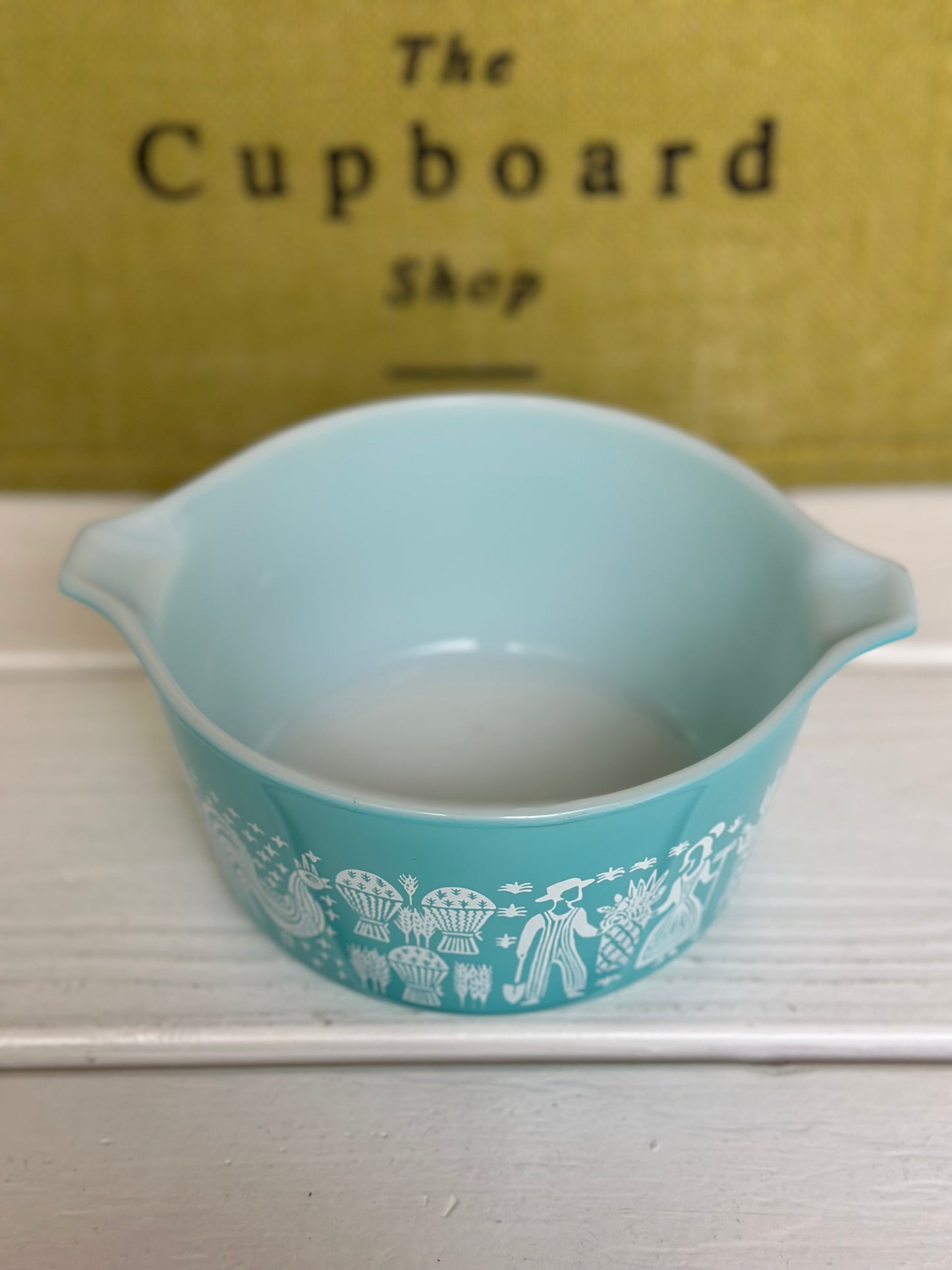 Vintage Pyrex 473 Butterprint Casserole Dish