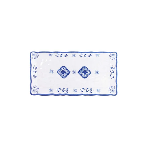 Moroccan Blue Melamine Biscuit Tray