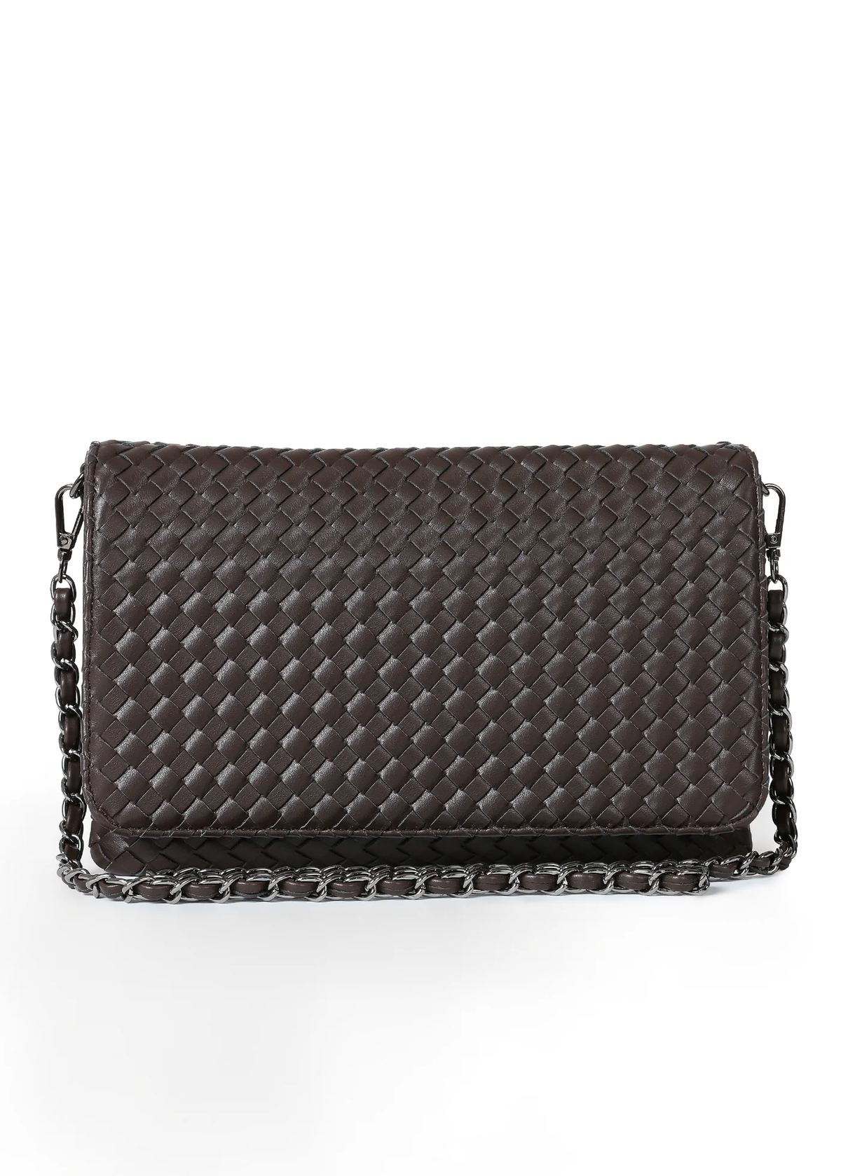 Lexi Woven Java Crossbody
